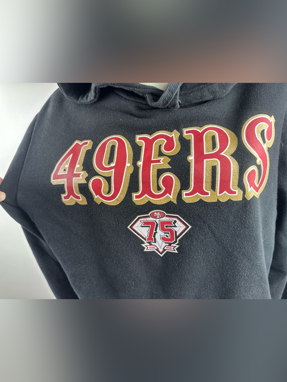 Fanatics 49ERS Black Hoodie M - Picture 13 of 13